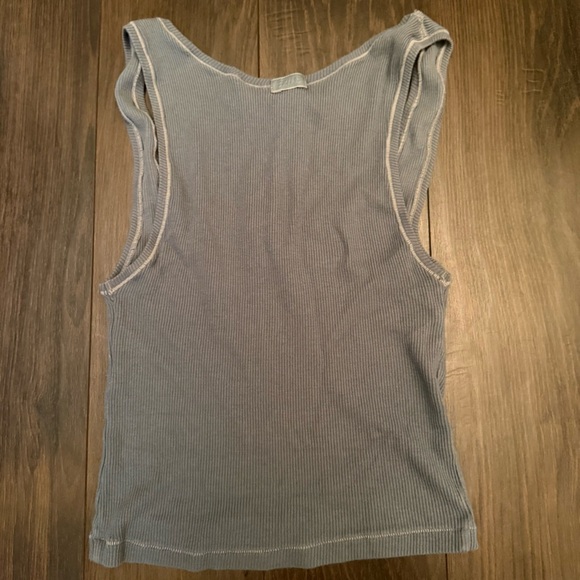 Skims Cotton Ribbed Tank, Kyanite - Picture 3 of 5